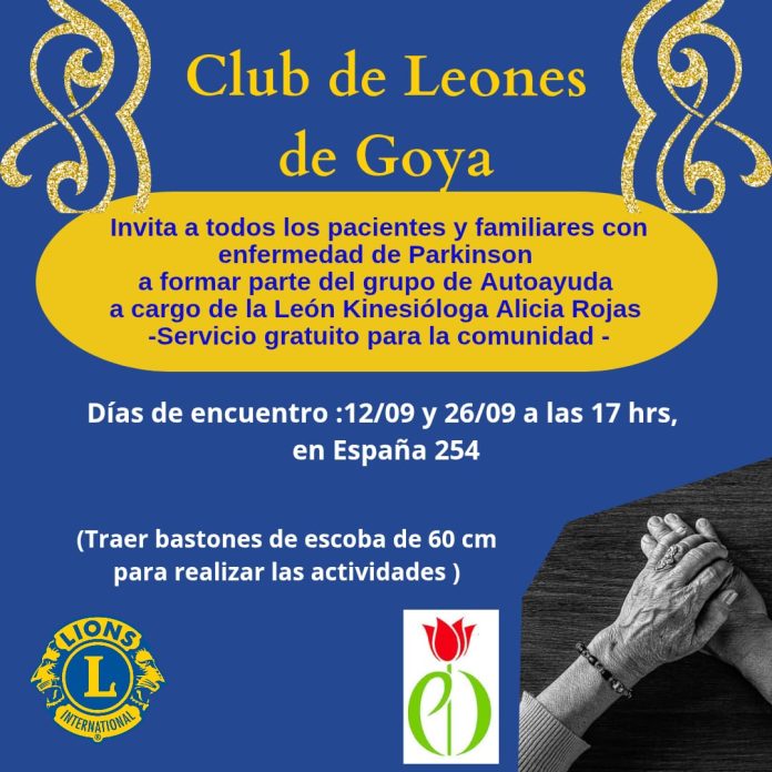 grupo autoayuda Parkinson Club Leones Flyr