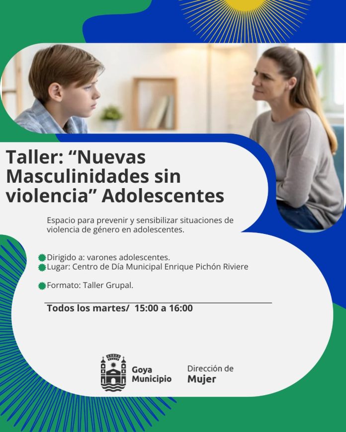 taller nuevas masculinidades adolescentes flyr 5