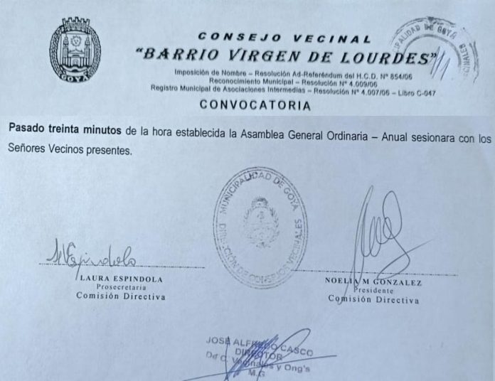 CONVOCATORIA