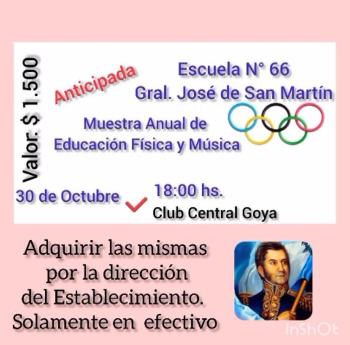 Muestra Anual Educacion Fisica Escuela del Sur flyr