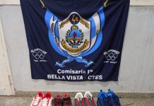 POLICIA DE CORRIENTES EN BELLA VISTA RECUPERAN VARIAS COSAS ROBADAS