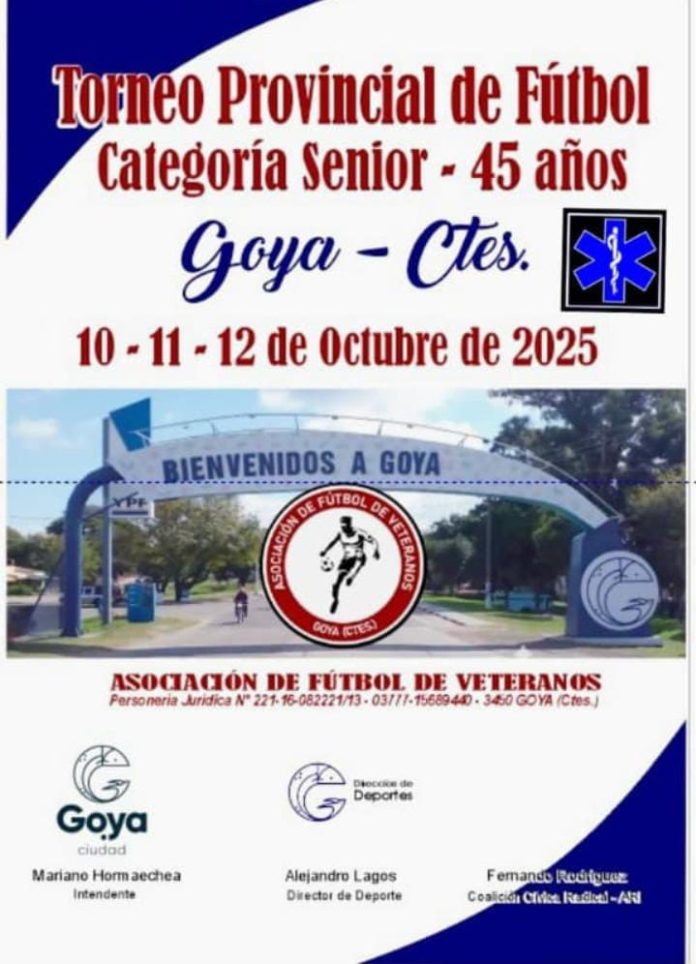 campeonato futbol senior 45 años en Goya Flyr 1