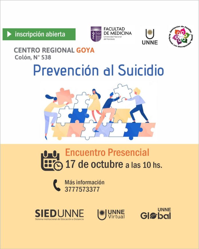 prevencion suicidio curso sede regioanl goya UNNE Flyr 3