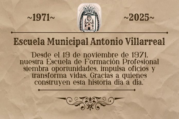 escuela villarreal 54 años flyer