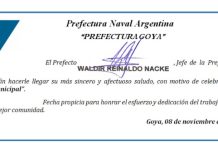 EL PREFECTO WALDIR REINALDO NAKE SE ADHIERE A LOS AUGURIOS POR EL DIA DEL EMPLEADO MUNICIPAL