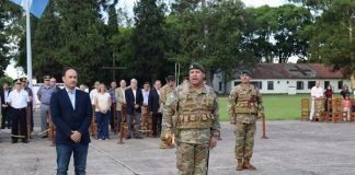 30º ANIVERSARIO DEL BATALLÓN DE INGENIERO DE MONTE 12: El INTENDENTE MARIANO HORMAECHEA COMPARTIÓ LA CELEBRACIÓN DE LA UNIDAD MILITAR CON ASIENTO EN NUESTRA CIUDAD