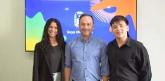 INTENDENTE HORMAECHEA FELICITÓ A LA ESCUELA DE DANZAS “EL TROVADOR” POR REPRESENTAR A GOYA EN LA FIESTA NACIONAL DEL CHAMAMÉ 2026