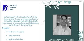 ACTO HOMENAJE PRIMER ANIVERSARIO DEL FALLECIMIENTO DEL EX RECTOR ISG DR DANIEL LESTEIME