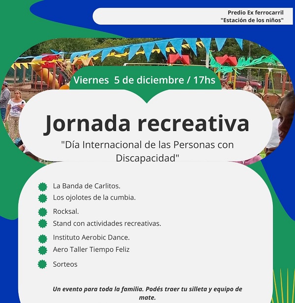 jornada recreativa en estacion de los niños