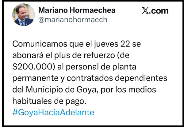 PAGO DE PLUS REFUERZO