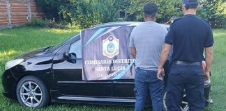 CHOCÓ Y SE FUGÓ, PERO LA POLICIA FUE MÁS ASTUTA Y LIGERA . . . Y LO CAPTURÓ