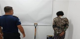 LA POLICÍA SORPRENDIÓ Y APREHENDIÓ A UN HOMBRE QUE EN SU PODER LLEVABA HERRAMIENTAS DE DUDOSA PROCEDENCIA