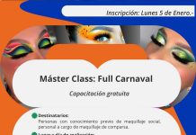 SE DICTARÁ MASTER CLASS DE MAQUILLAJE FULL CARNAVAL