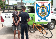 RECUPERAN BICICLETA ROBADA