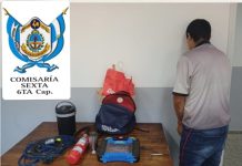 DETIENEN A UNA PERSONA Y RECUPERAN COSAS SUSTRAIDAS POR EL MISMO