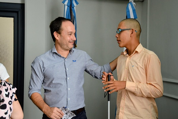 Visita de la Coordinacion Discapacidad al Intenente 2