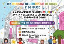MUNAY REPROGRAMÓ SU JORNADA POR EL DÍA MUNDIAL DEL SÍNDROME DE DOWN E INVITA A TODA LA COMUNIDAD A PARTICIPAR