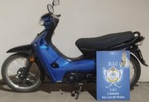 RECUPERAN UNA MOTO QUE FUERA ROBADA Y DEMORAN A LOS AUTORES DEL HECHO