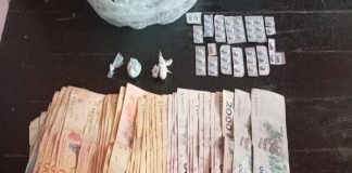 EN ALLANAMIENTO DE LA POLICIA SECUESTRAN DROGAS, ARMAS, CELULARES, DINERO EN EFECTIVO Y OTRAS COSAS MÁS