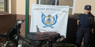 LA POLICIA LO IDENTIFICÓ …. ERA MENOR DE EDAD EL LADRONZUELO