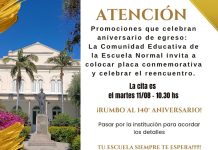 Rumbo al 140º Aniversario ESCUELA NORMAL SUPERIOR “DR. MARIANO I LOZA”