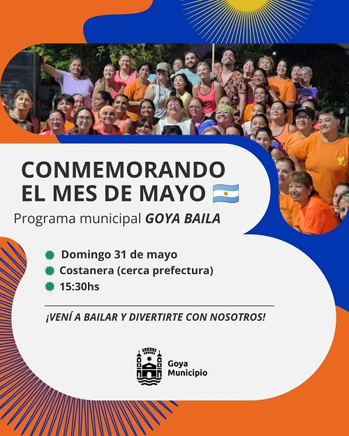 Mayo celebrativo Goya Baila Flyr