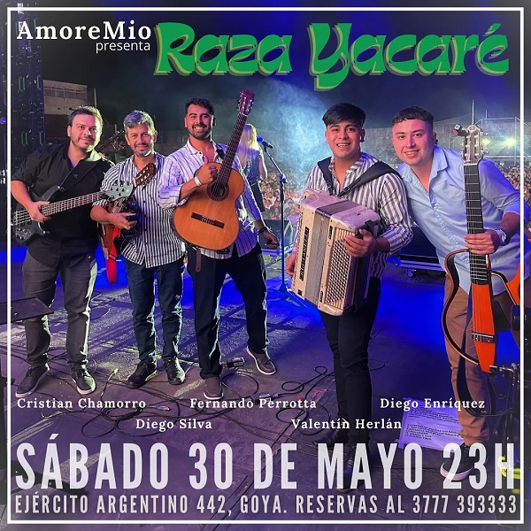 Raza Yacare en Amore Mio Flyr