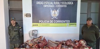EN UNA CARNICERIA SECUESTRAN 120 KILOS DE CARNE SIN DOCUMENTACION PARA LA VENTA