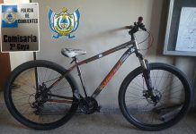 GOYA: POLICIA RECUPERA BICICLETA QUE FUERA RECIENTEMENTE SUSTRAIDA