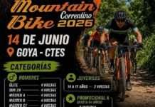 ESTE DOMINGO 14 SE CORRE EN GOYA LA 4ª FECHA DEL MTB CORRENTINO