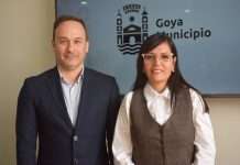 Acto Institucional: INTENDENTE MARIANO HORMAECHEA TOMÓ JURAMENTO A NUEVA DIRECTORA DE CONSEJOS VECINALES DE GOYA