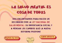 SALUD MENTAL EN ALERTA: ORGANIZA UN FESTIVAL EN RESISTENCIA CONTRA LA REFORMA DE LA LEY