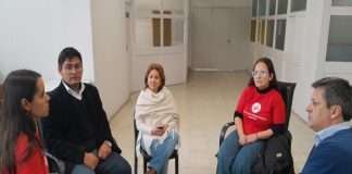 REFERENTES DE UNA ORGANIZACIÓN DE INTERCAMBIO ESTUDIANTIL SE REUNIERON CON EL VICE INTENDENTE Y CONCEJALES
