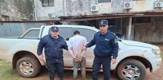 SANTO TOME : TRAS PERSECUCIÓN, LA POLICIA DETUVO A UNA PERSONA Y SECUESTRÓ LA CAMIONETA QUE CONDUCIA