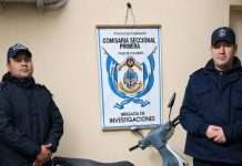 PASO DE LOS LIBRES : RECUPERAN UNA MOTO RECIENTEMENTE SUSTRAIDA, UN MENOR FUE SINDICADO COMO EL AUTOR DEL HECHO