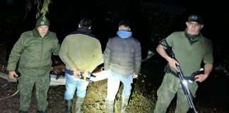 GOYA : LA POLICIA APREHENDIÓ A DOS HOMBRES Y SECUESTRAN UN ARMA DE FUEGO Y OTROS ELEMENTOS