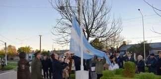 GOYA CONMEMORO EL DIA DE LA BANDERA Y HONRO A SU CREADOR