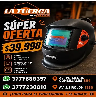 MASCARA DE SOLDAR