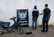MBURUCUYA – RECUPERAN MOTOCICLETA ROBADA
