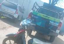 EN TAREAS DE PREVENCIÓN: HALLAN MOTOCICLETA ABANDONADA EN LA VIA PÚBLICA