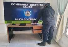 SAUCE: LA POLICIA RECUPRÓ UNA NOTEBOOK DENUNCIADA COMO ROBADA