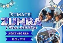 JORNADA DE “SÚMATE ZUMBA” PARA ADULTOS EN LA COSTANERA