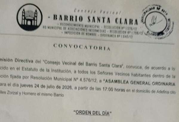 convocatoria