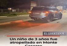 MONTE CASEROS: UN NIÑO DE TRES AÑOS ES ATROPELLADO POR UN VEHÍCULO TOYOTA SW4