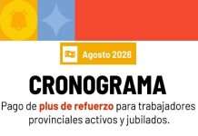 PAGO DE PLUS REFUERZO PARA TRABAJADORES PROVINCIALES ACTIVOS Y JUBILADOS