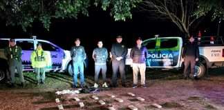 ITATÍ: PLAN PARANÁ, SECUESTRAN MÁS DE 17 KILOS DE MARIHUANA TRAS UN OPERATIVO CONJUNTO