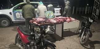 SAUCE: SECUESTRAN 100 KILOS DE CARNE Y DDETIENEN A DOS PERSONAS