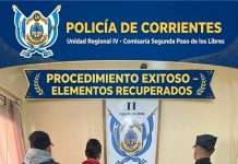 PASO DE LOS LIBRES: ESCLARECEN VARIOS HECHOS DELICTIVOS, RECUPERAN LA TOTALIDAD DE LO SUSTRAIDO Y DEMORAN AL AUTOR DEL HECHO