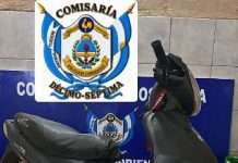 COMISARIA DECIMO SEPTIMA URBANA: RECUPERAN UNA MOTOCICLETA ROBADA