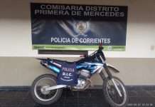 MERCEDES: POLICÍA DE CORRIENTES RECUPERA UNA MOTOCICLETA DENUNCIADA COMO ROBADA Y SECUESTRA UN SEGUNDO RODADO QUE TENÍA PEDIDO DE SECUESTRO ACTIVO
